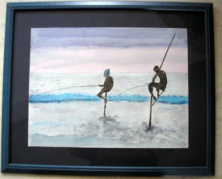 Les p�cheurs du Sri Lanka